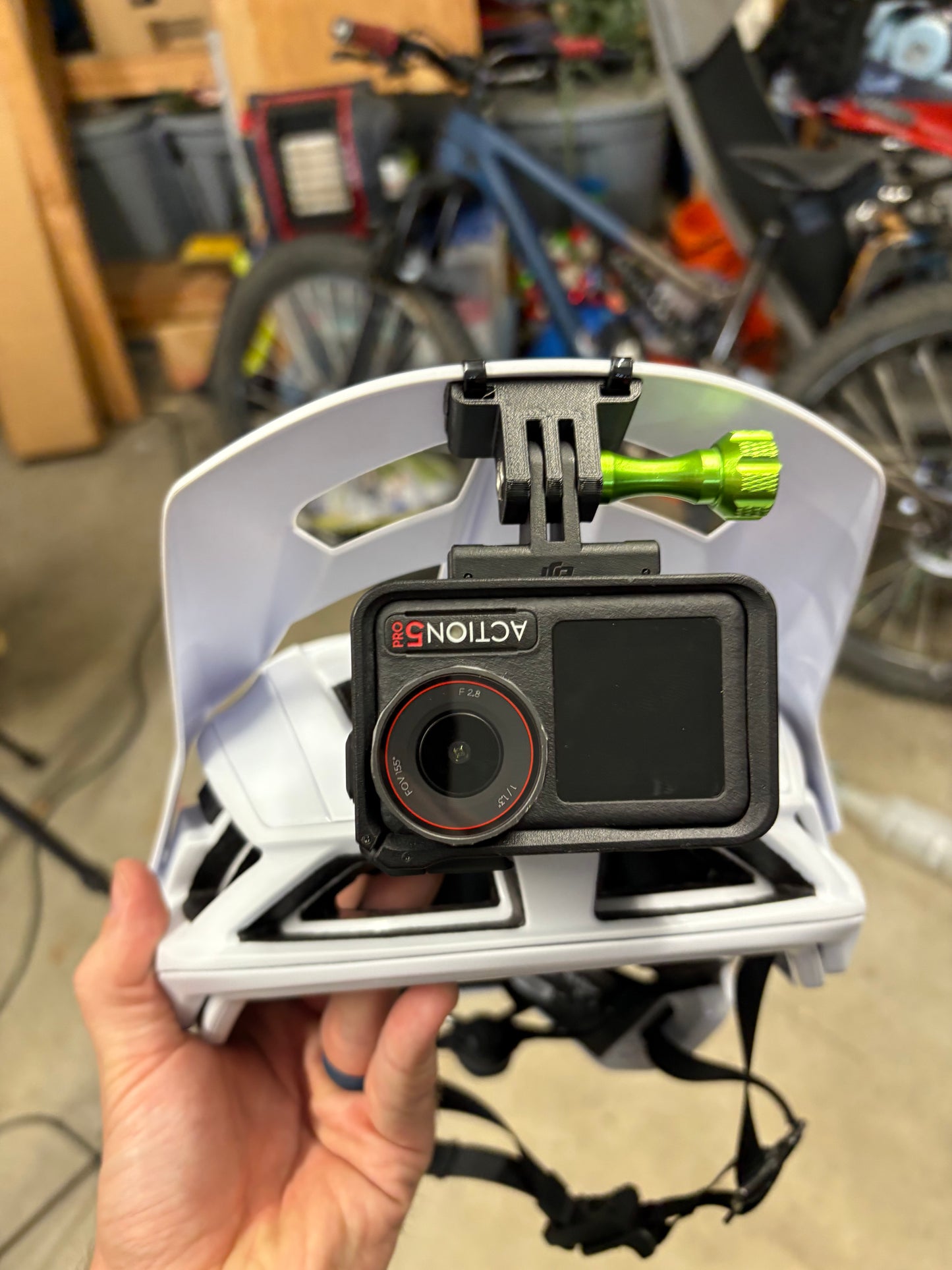 Improved Visor Mount for Fox SpeedFrame Pro RS – Secure Action Cam Mount