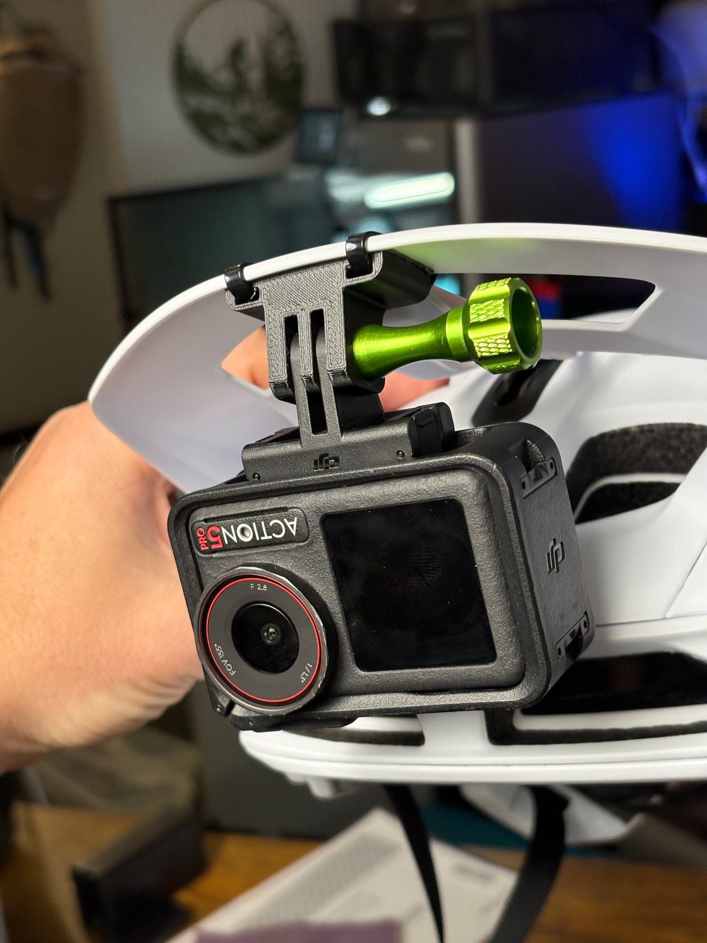 Improved Visor Mount for Fox SpeedFrame Pro RS – Secure Action Cam Mount