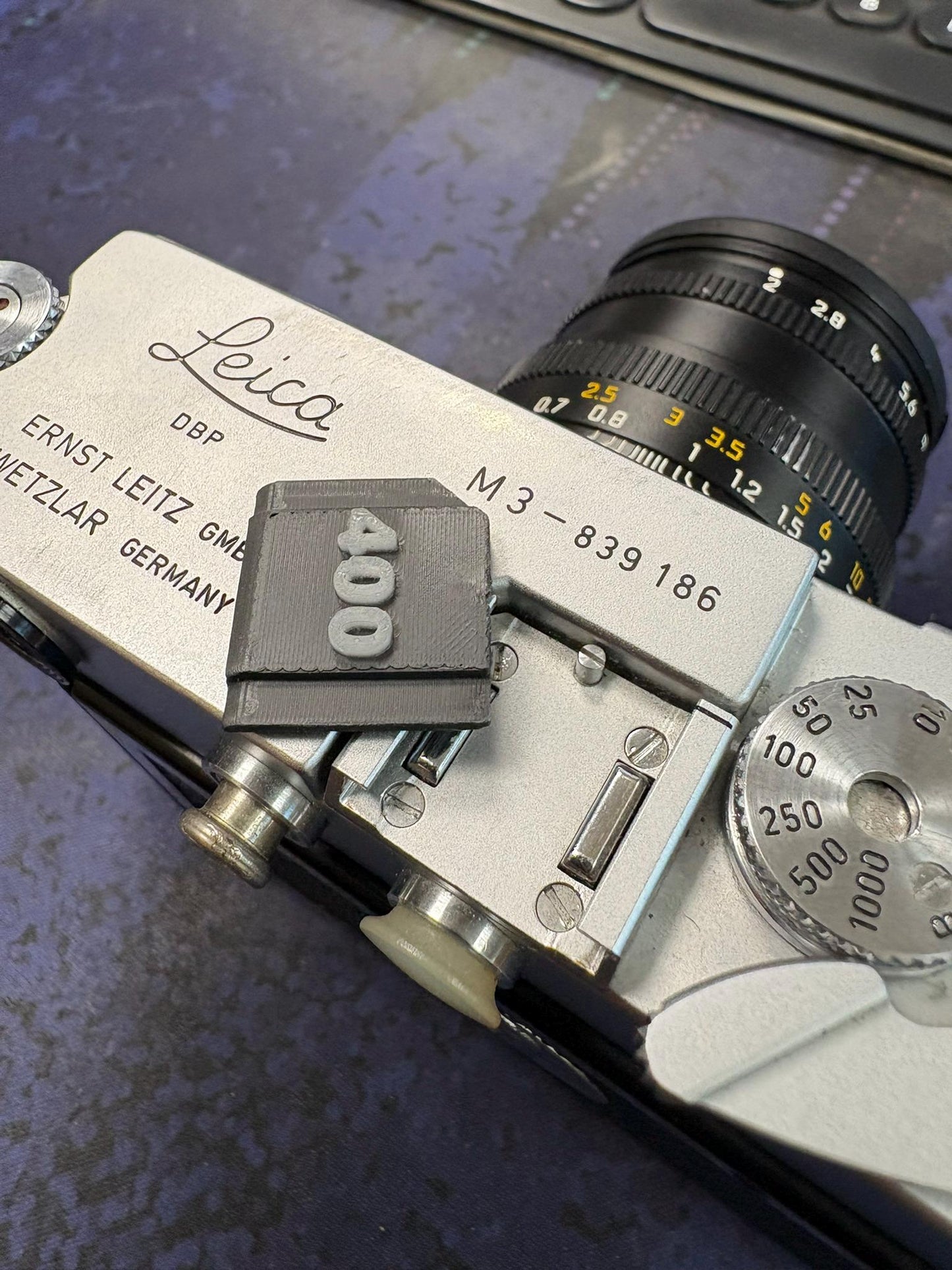 Camera Hot Shoe With ISO Numbers, Set of 7, Film Camera Gift