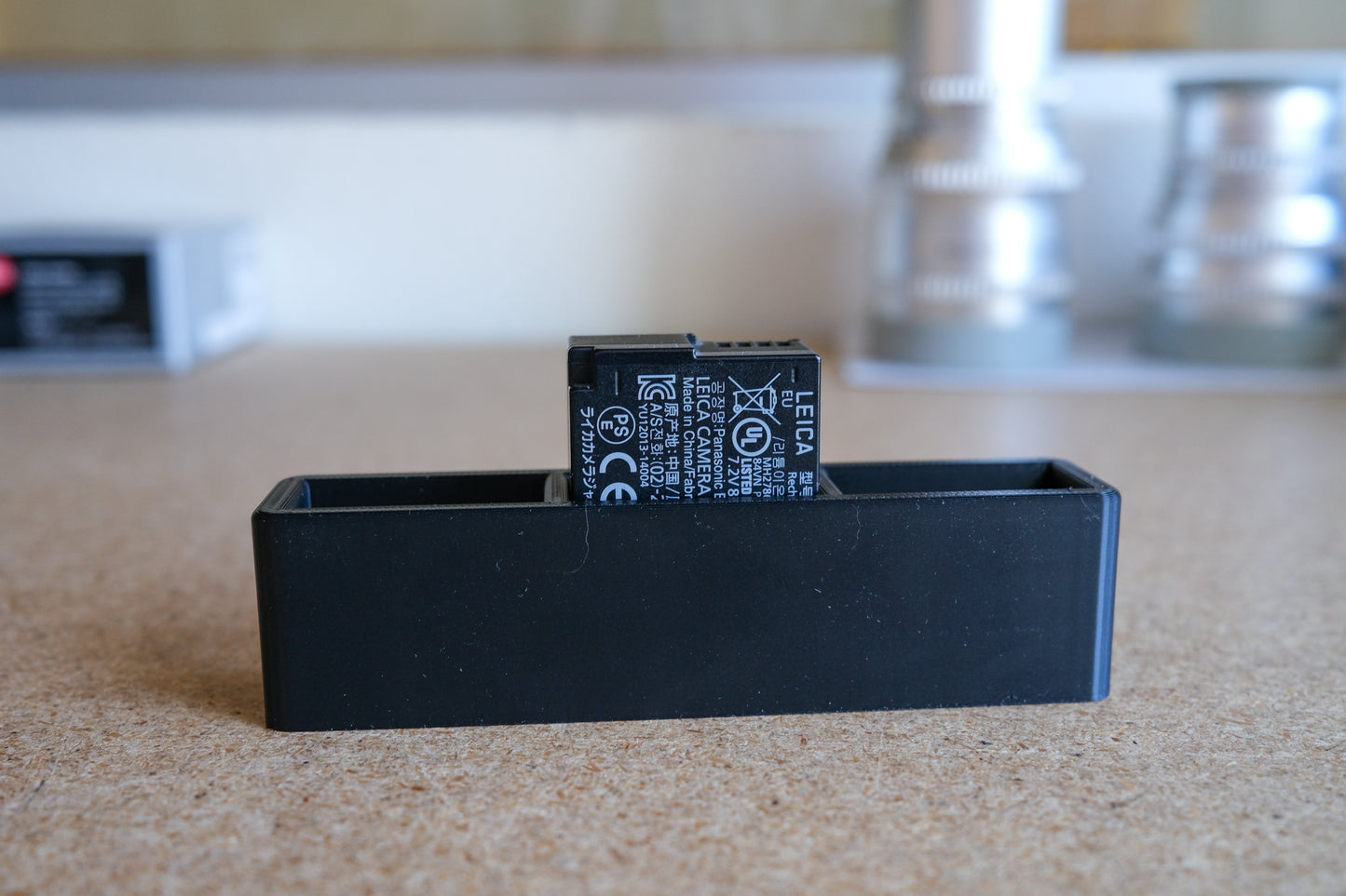 Leica BP-DC12 Battery Case Holder -  Holds 3 Batteries