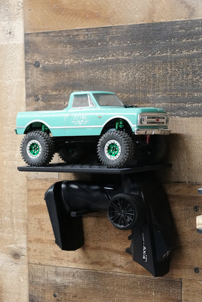 Wall Mount for Axial SCX24 1/24th Scale Rock Crawler and Remote - RC Car Organizer