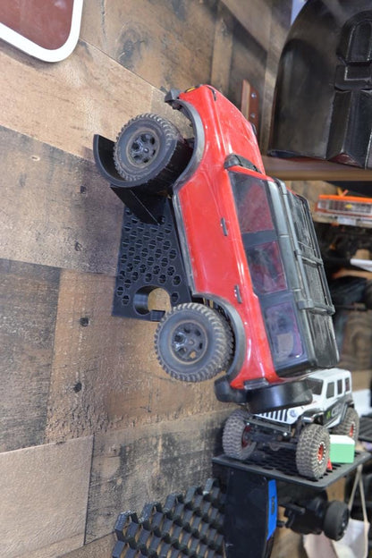 Wall Mount for Traxxas Trx4m 1/18th Scale Rock Crawler and Remote - RC Car Organizer