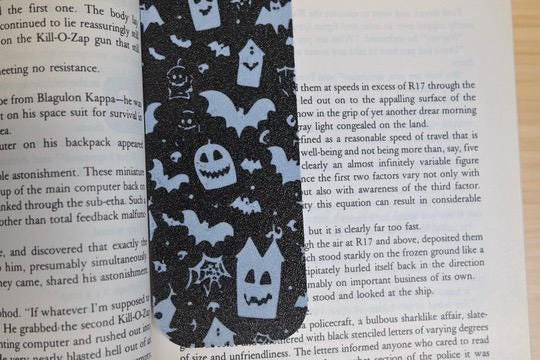 Haunted Houses & Ghosts Halloween Bookmark – 3D Printed Fright
