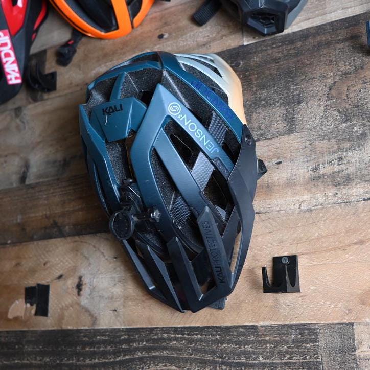 Helmet Wall Mount for Bike Helmets - 3D Printed