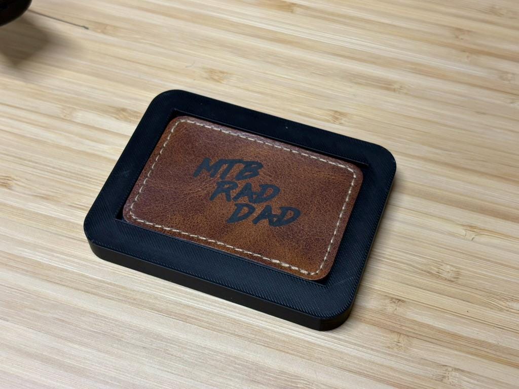 xTool 3x2 Leather Patch Jig, 3D Printed Jig, Laser Engraver Jig