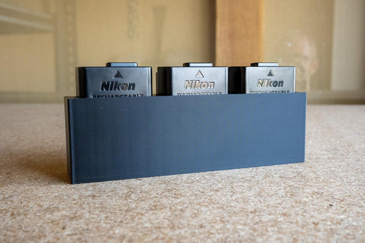 Nikon EN-EL25 Battery Case Holder - Holds 3 Batteries - 3D Printed