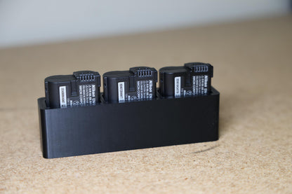 Nikon EN-EL15 Battery Case Holder - Holds 3 Batteries - 3D Printed