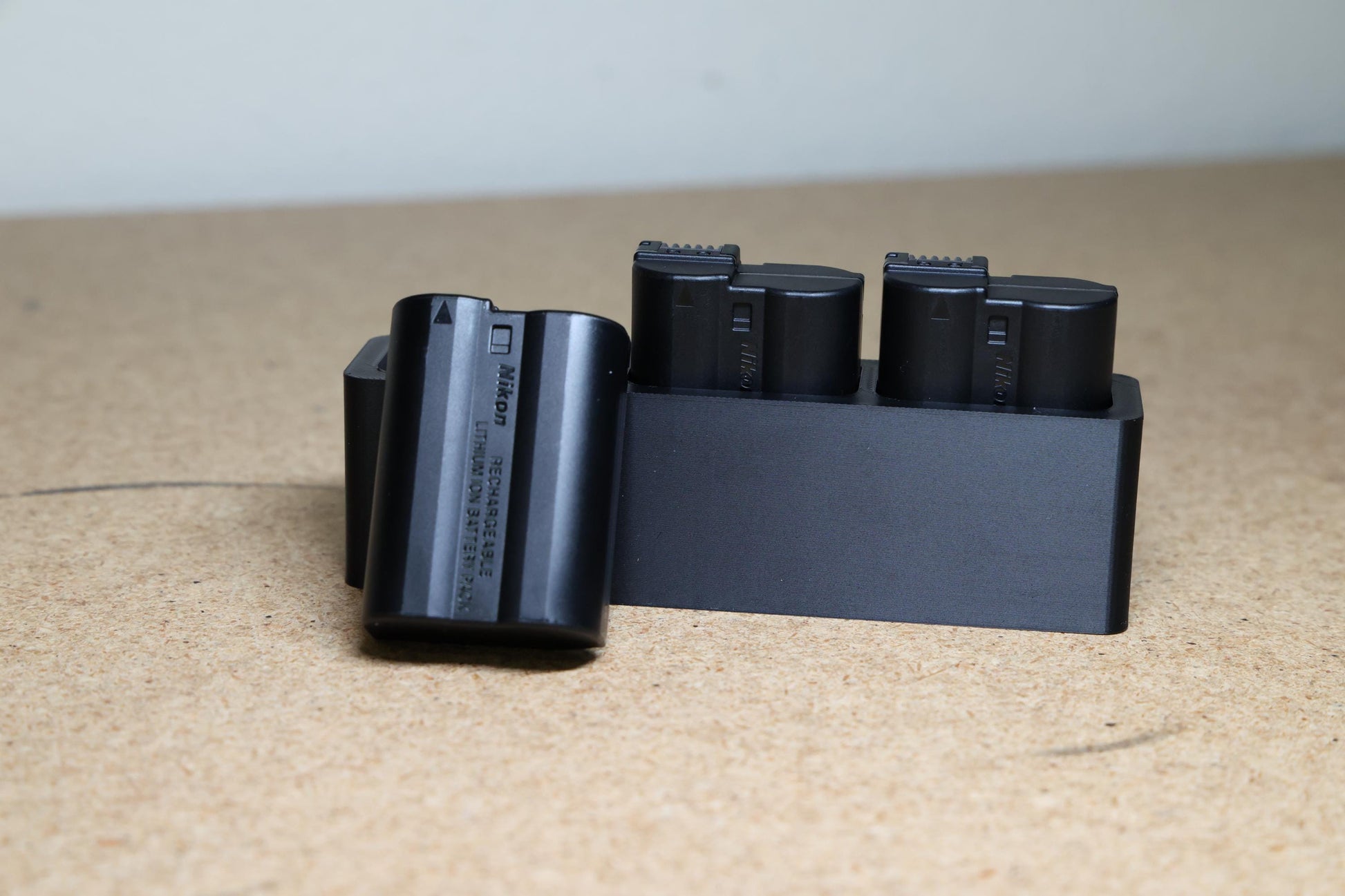 Nikon EN-EL15 Battery Case Holder - Holds 3 Batteries - 3D Printed