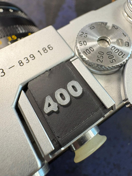 Camera Hot Shoe With ISO Numbers, Set of 7, Film Camera Gift