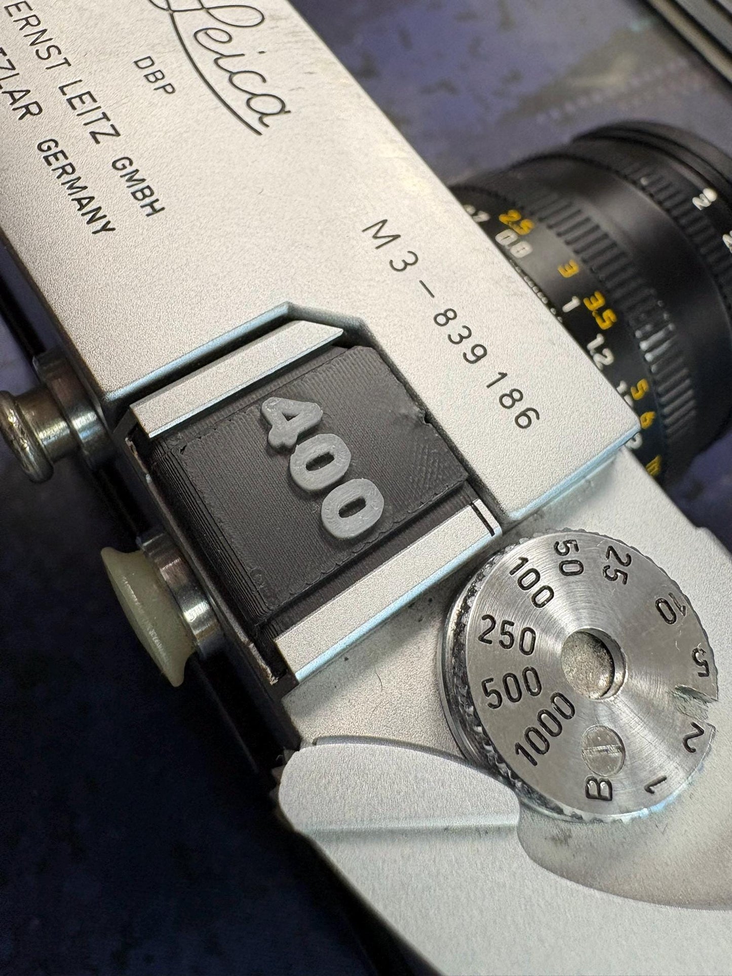 Camera Hot Shoe With ISO Numbers, Set of 7, Film Camera Gift