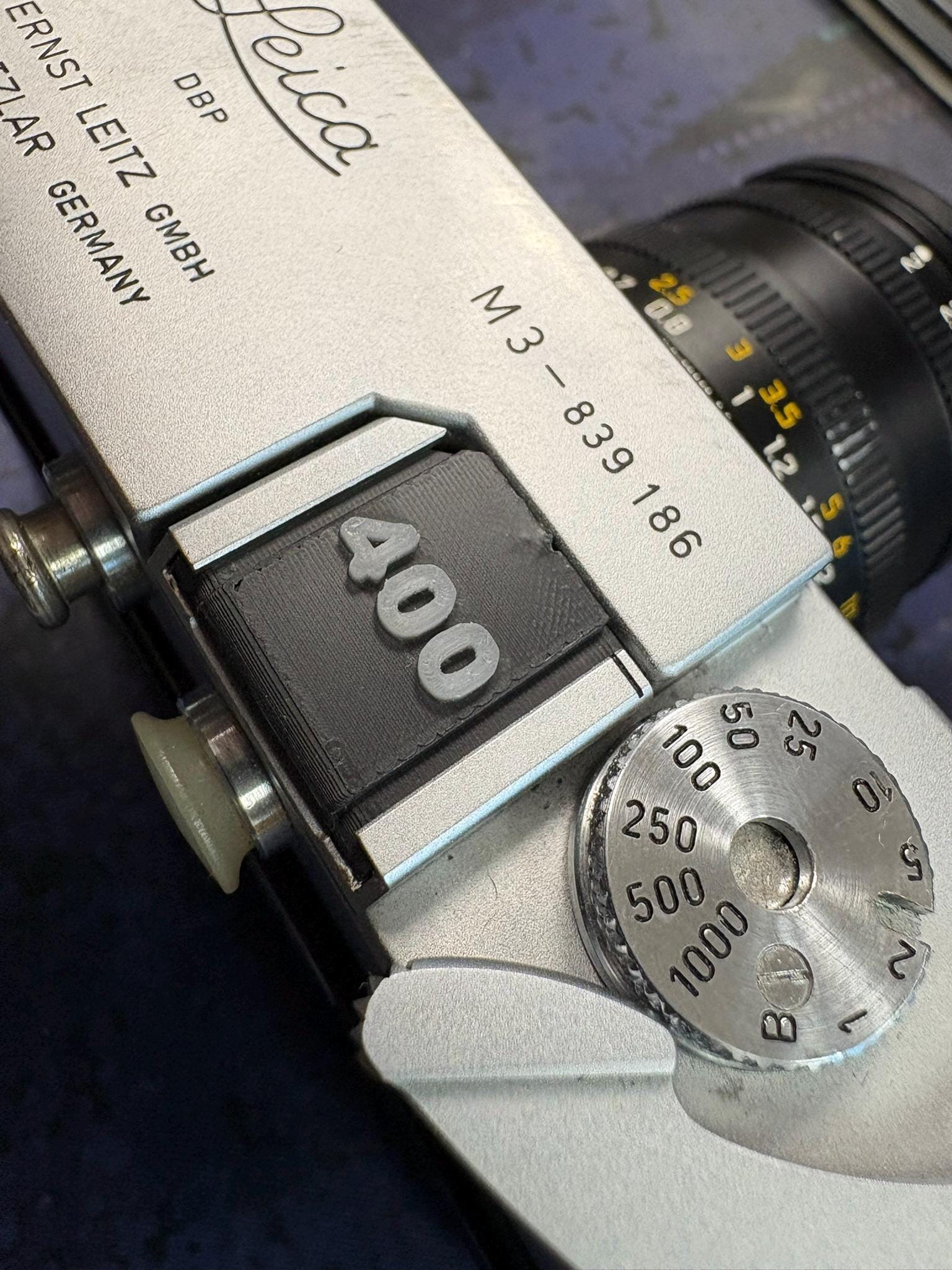 Camera Hot Shoe With ISO Numbers, Set of 7, Film Camera Gift