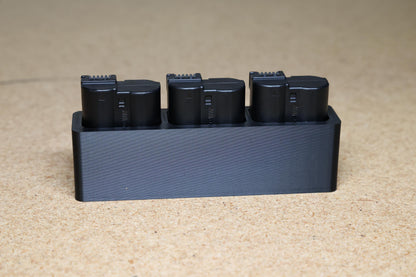 Nikon EN-EL15 Battery Case Holder - Holds 3 Batteries - 3D Printed