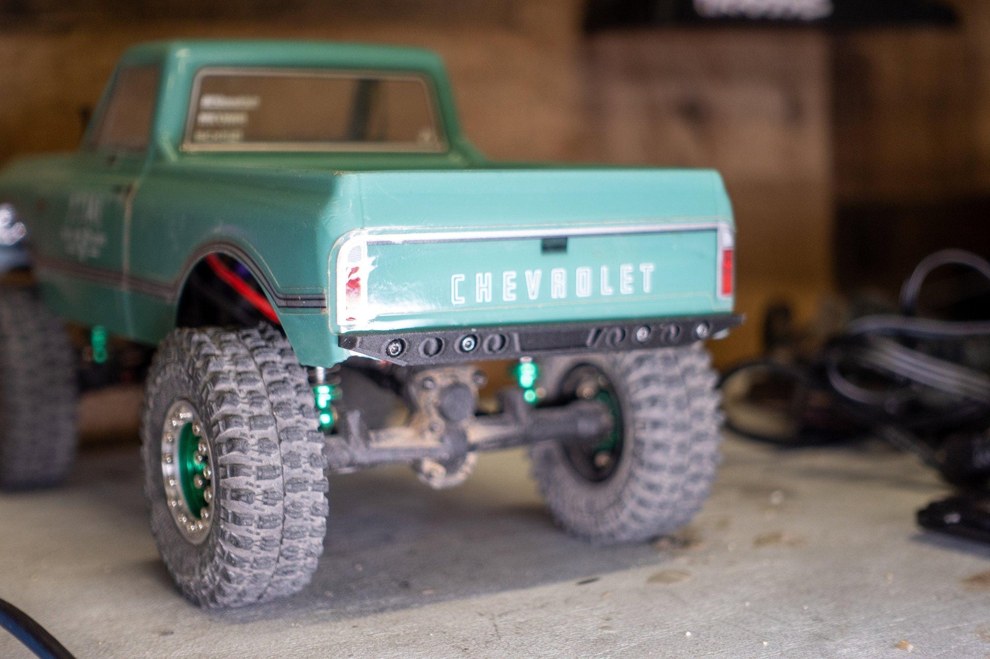 Custom 3D Printed Axial SCX24 C10 Front & Rear Bumper Upgrade Set