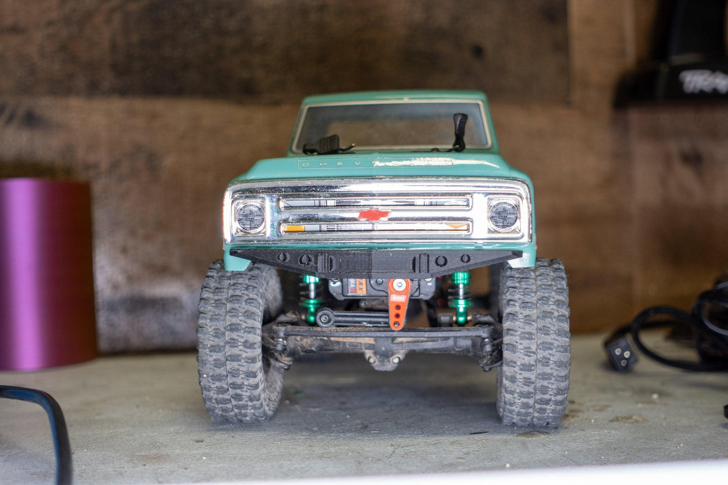 Custom 3D Printed Axial SCX24 C10 Front & Rear Bumper Upgrade Set