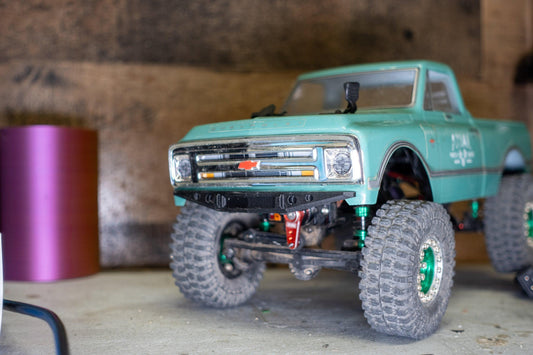 Custom 3D Printed Axial SCX24 C10 Front & Rear Bumper Upgrade Set