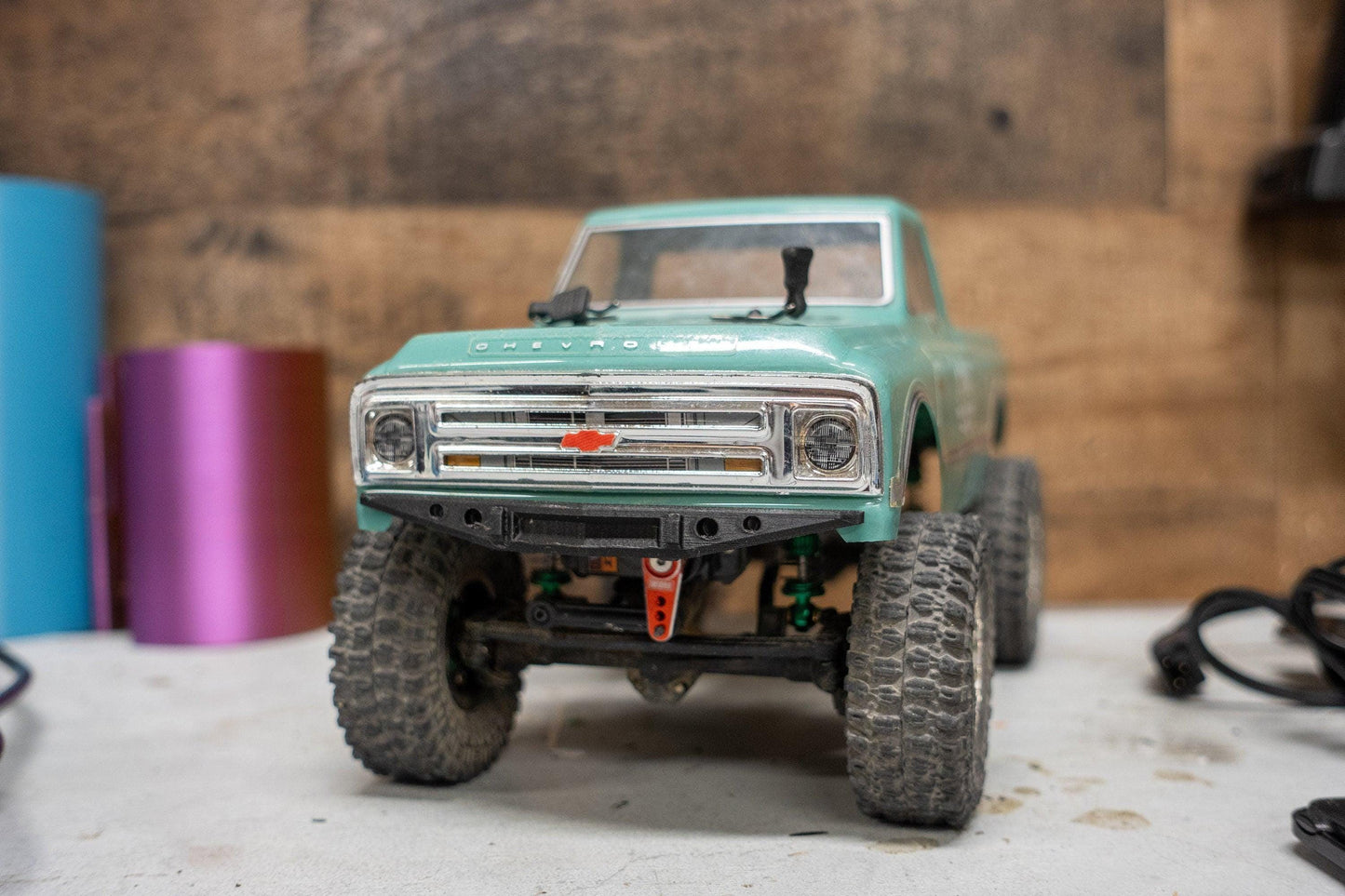 Custom 3D Printed Axial SCX24 C10 Front & Rear Bumper Upgrade Set