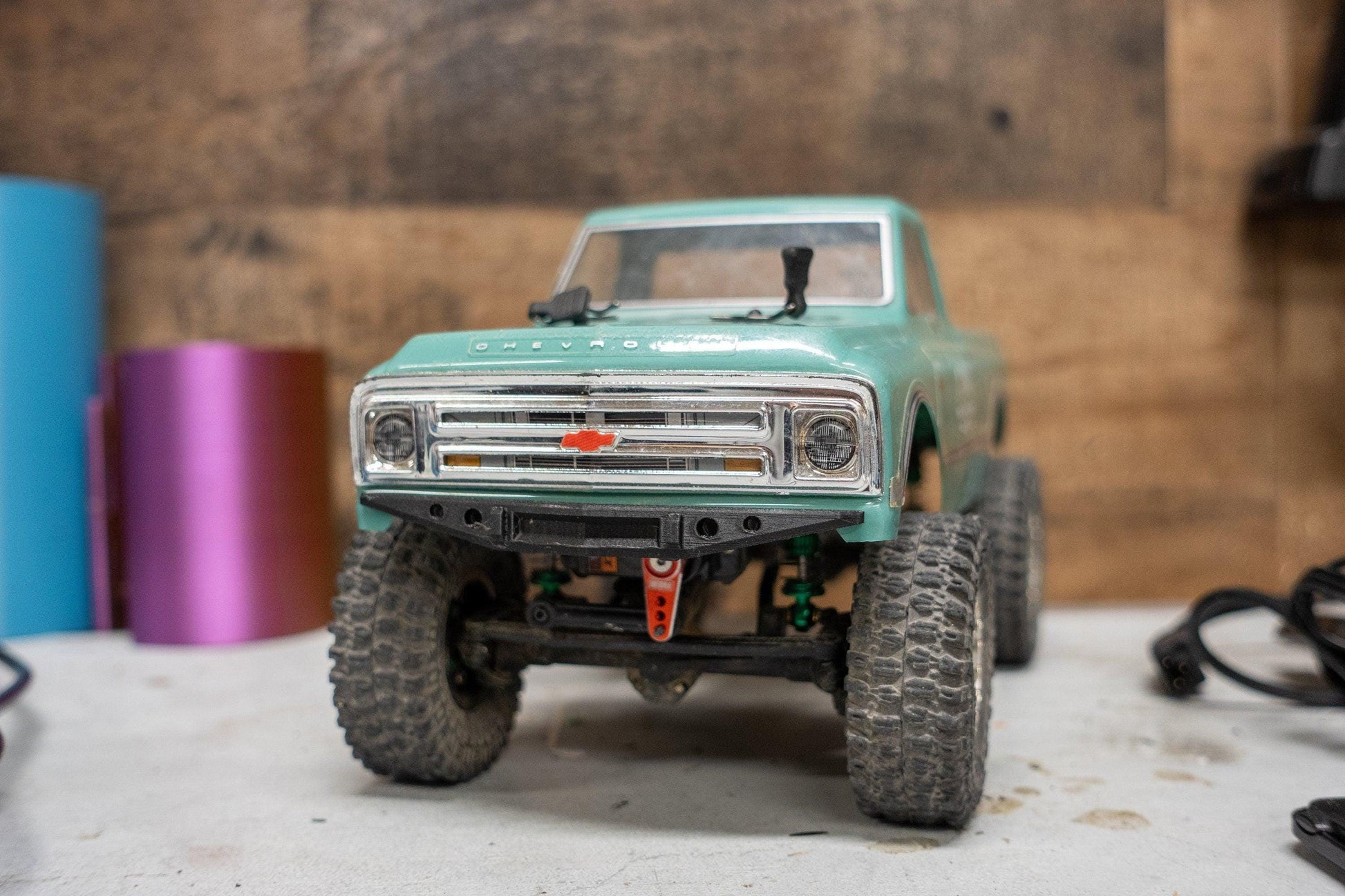 Custom 3D Printed Axial SCX24 C10 Front & Rear Bumper Upgrade Set