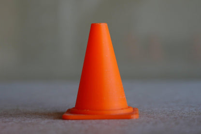 Set of 4 Stackable RC Miniature Traffic Gate Cones - 3D Printed Racing Course Accessories